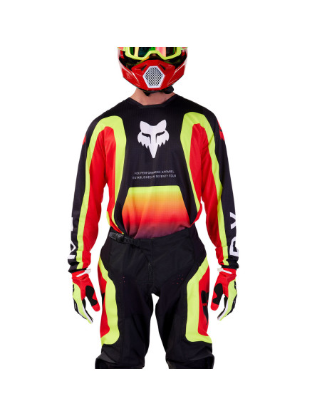 Maillot cross Fox 2024 180 Ballast - Noir Rouge