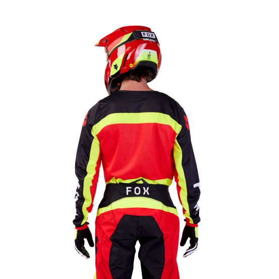 Maillot cross Fox 2024 180 Ballast - Noir Rouge