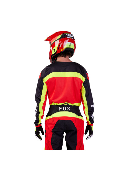 Maillot cross Fox 2024 180 Ballast - Noir Rouge
