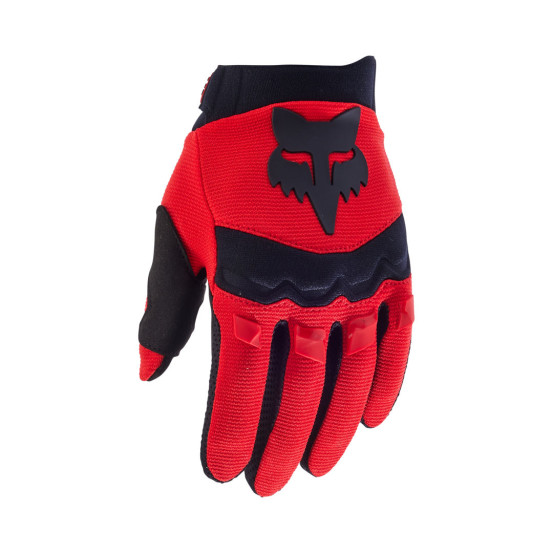 Gants cross enfant Fox Dirtpaw - Rouge Fluo