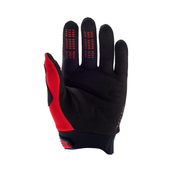 Gants cross enfant Fox Dirtpaw - Rouge Fluo
