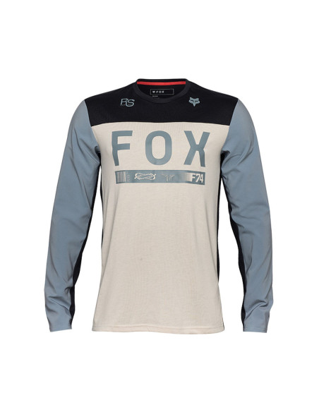 Maillot enduro Fox Ranger - Blanc Vintage