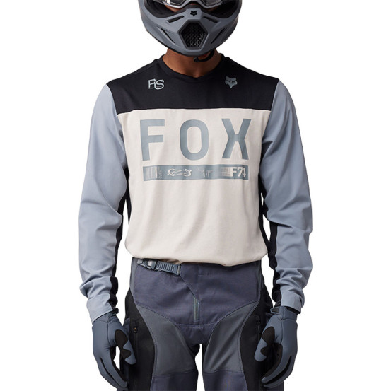 Maillot enduro Fox Ranger - Blanc Vintage