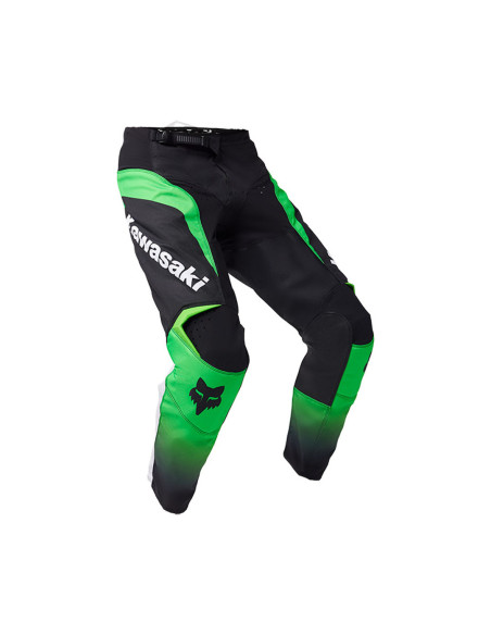 Pantalon cross Fox 2025 180 Kawasaki - Vert Fluo