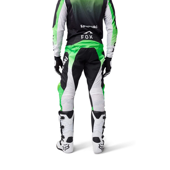 Pantalon cross Fox 2025 180 Kawasaki - Vert Fluo