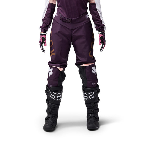 Pantalon cross femme Fox 2025 180 Race Spec - Violet foncé