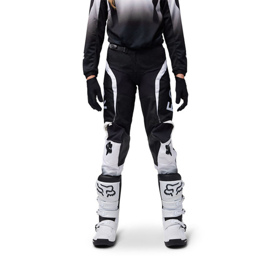 Pantalon cross enfant Fox 2025 180 Lean - Noir Blanc
