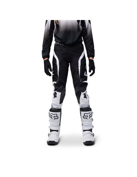Pantalon cross enfant Fox 2025 180 Lean - Noir Blanc