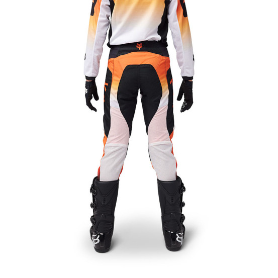 Pantalon cross enfant Fox 2025 180 Lean - Orange Fluo