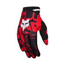Gants cross Fox 2025 180 Race Spec - Rouge Fluo