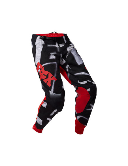 Pantalon cross Fox 2025 360 Seventy 4 - Rouge Fluo