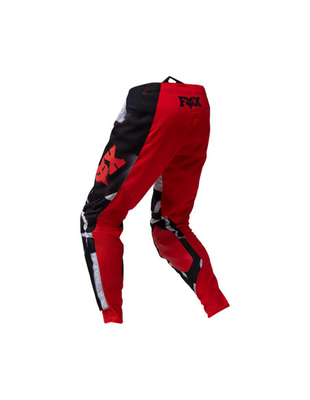 Pantalon cross Fox 2025 360 Seventy 4 - Rouge Fluo
