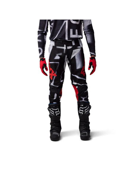 Pantalon cross Fox 2025 360 Seventy 4 - Rouge Fluo