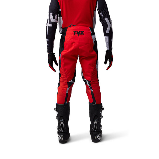 Pantalon cross Fox 2025 360 Seventy 4 - Rouge Fluo