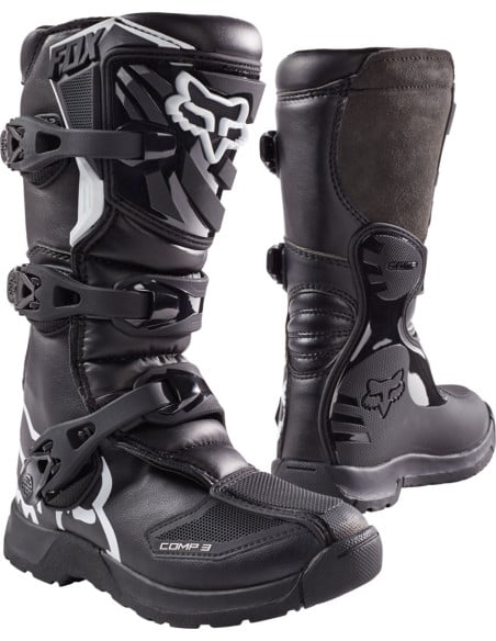 Bottes cross enfant Fox Comp 3 - Noir
