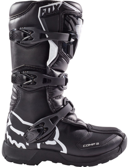 Bottes cross enfant Fox Comp 3 - Noir