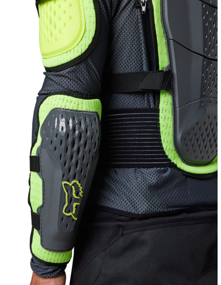 Gilet de protection Fox Titan Sport - Gris Jaune
