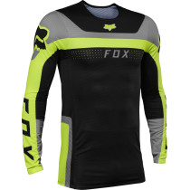 Maillot cross Fox 2023 Flexair Efekt - Jaune Fluo