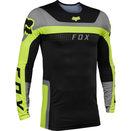 Maillot cross Fox 2023 Flexair Efekt - Jaune Fluo