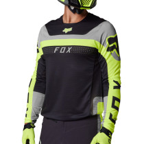 Maillot cross Fox 2023 Flexair Efekt - Jaune Fluo 2