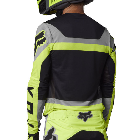 Maillot cross Fox 2023 Flexair Efekt - Jaune Fluo
