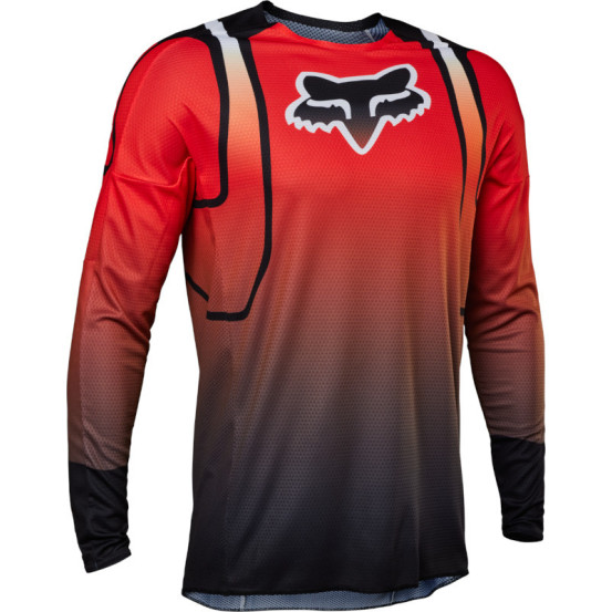 Maillot cross Fox 2023 360 Vizen - Rouge Fluo
