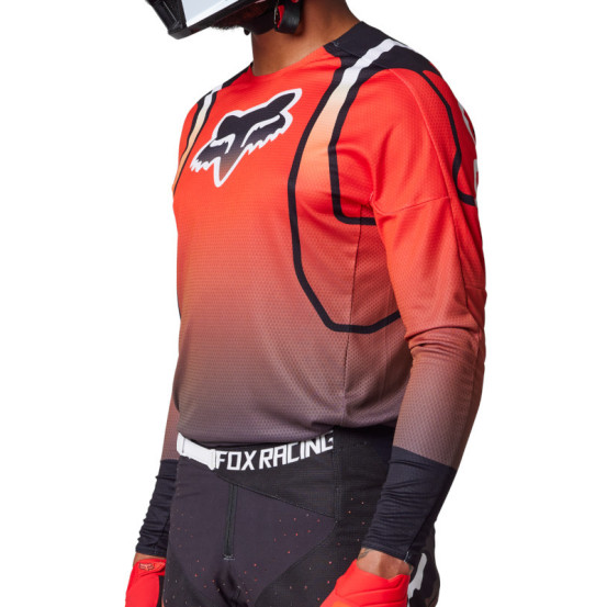 Maillot cross Fox 2023 360 Vizen - Rouge Fluo
