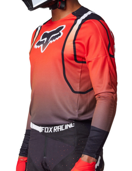 Maillot cross Fox 2023 360 Vizen - Rouge Fluo