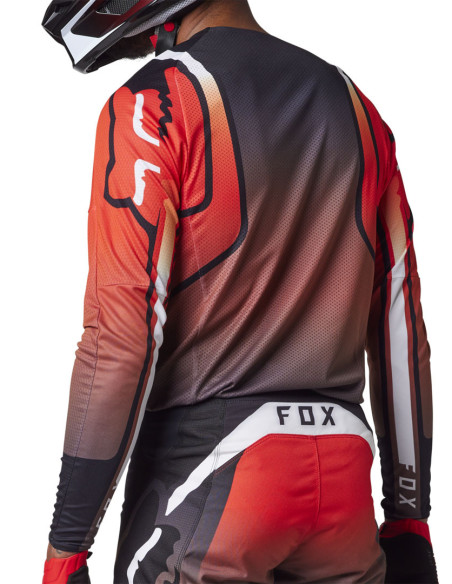 Maillot cross Fox 2023 360 Vizen - Rouge Fluo