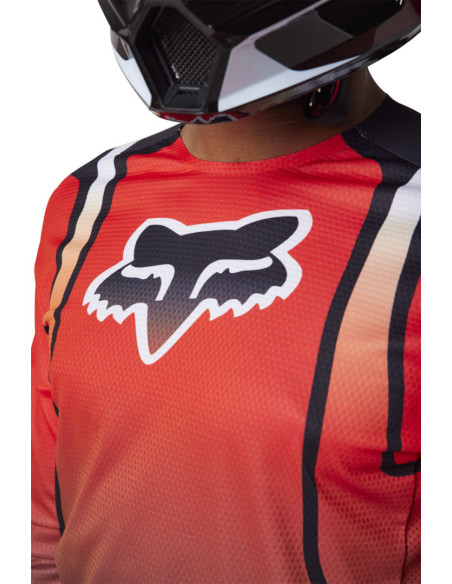 Maillot cross Fox 2023 360 Vizen - Rouge Fluo