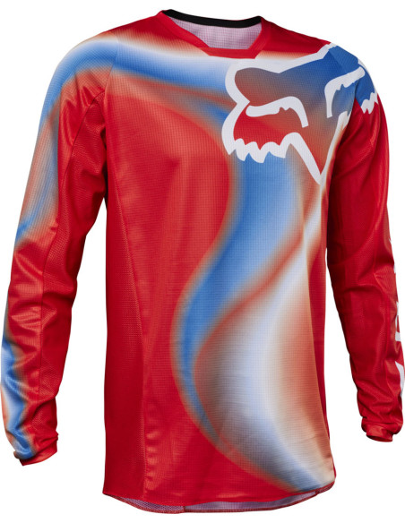 Maillot cross Fox 2023 180 TOXSYK - Rouge Fluo