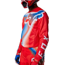 Maillot cross Fox 2023 180 TOXSYK - Rouge Fluo 2