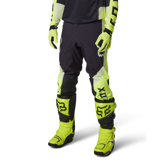 Pantalon cross Fox 2023 Flexair EFEKT - Jaune Fluo
