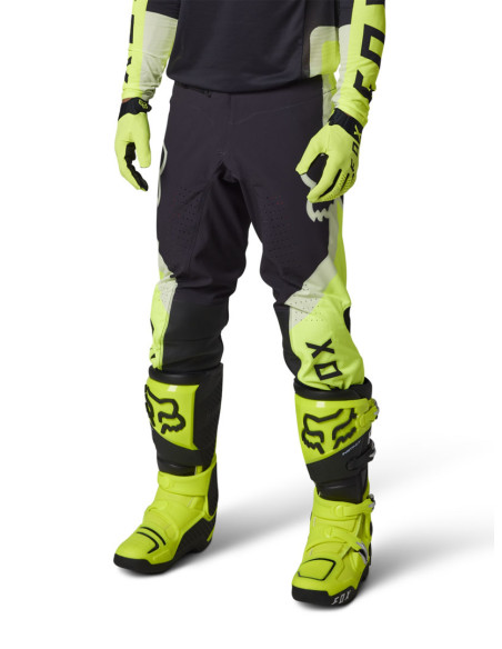 Pantalon cross Fox 2023 Flexair EFEKT - Jaune Fluo