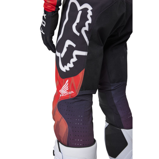 Pantalon cross Fox 2023 Flexair HONDA - Rouge Noir Blanc