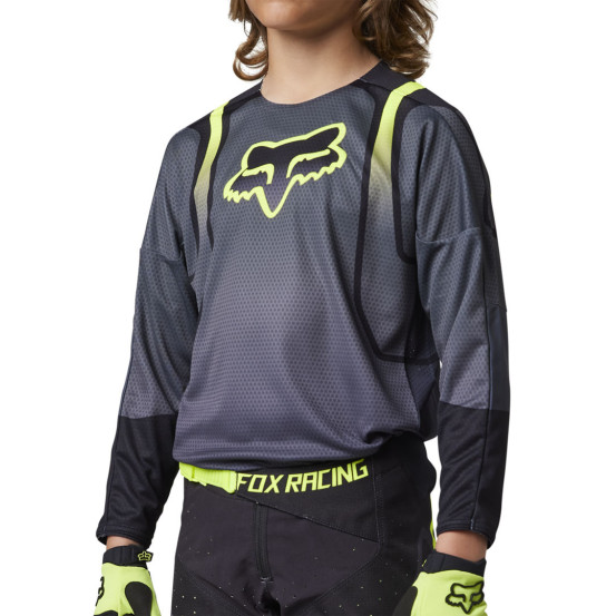 Maillot cross enfant Fox 2023 360 Vizen - Noir