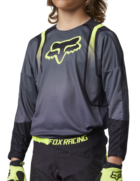 Maillot cross enfant Fox 2023 360 Vizen - Noir