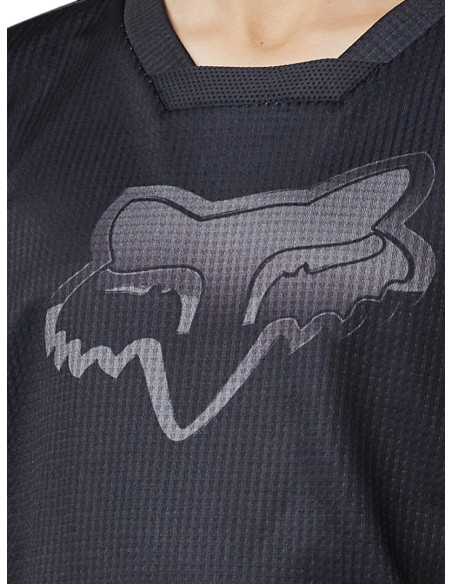 Maillot cross enfant Fox 2023 180 Blackout - Noir
