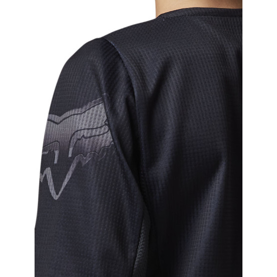 Maillot cross enfant Fox 2023 180 Blackout - Noir
