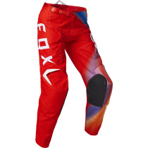 Pantalon cross enfant Fox 2023 180 TOXSYK - Rouge Fluo