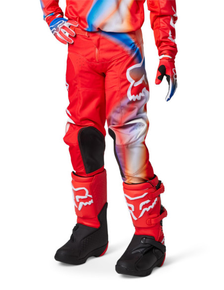 Pantalon cross enfant Fox 2023 180 TOXSYK - Rouge Fluo