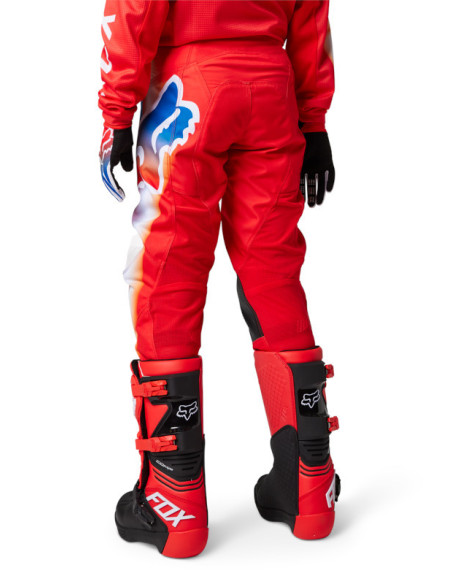 Pantalon cross enfant Fox 2023 180 TOXSYK - Rouge Fluo