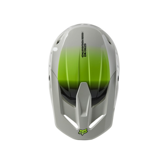 Casque cross enfant Fox 2023 V1 TOXSYK - Steel Gris