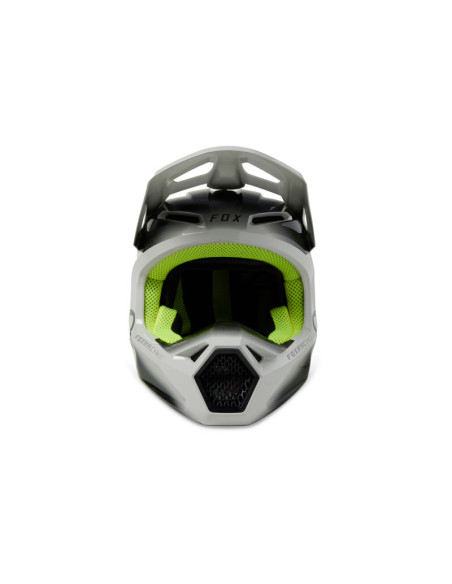 Casque cross enfant Fox 2023 V1 TOXSYK - Steel Gris