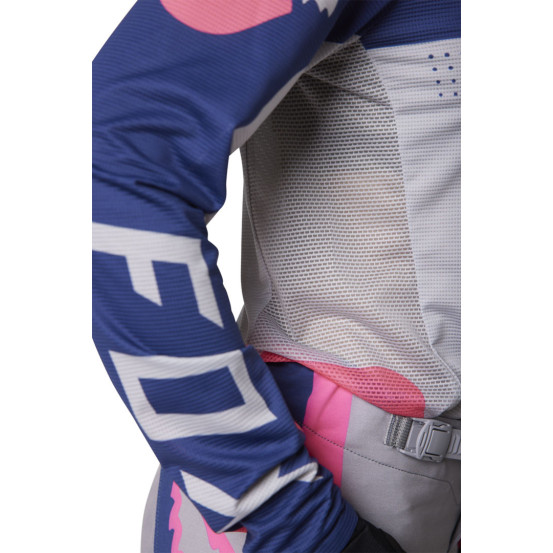Maillot cross femme Fox 2023 Flexair Efekt - Violet Rose