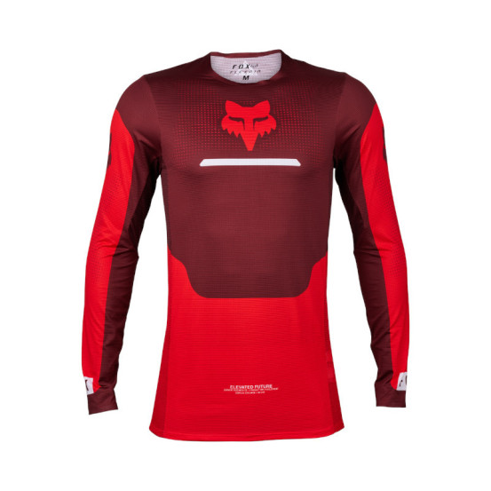 Maillot cross Fox 2024 Flexair Optical - Rouge Fluo