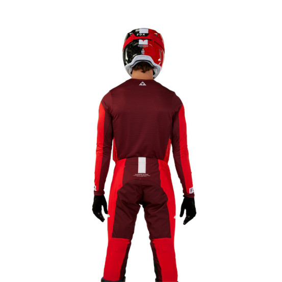 Maillot cross Fox 2024 Flexair Optical - Rouge Fluo