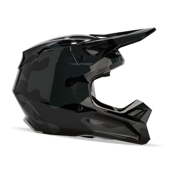 Casque cross enfant Fox V1 BNKR - Camo Noir