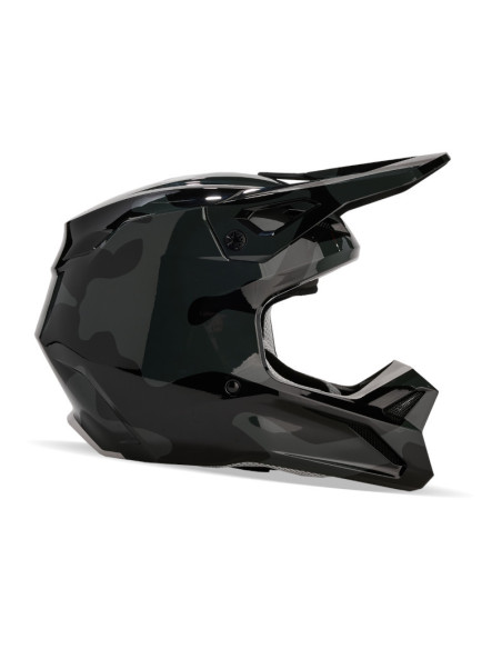 Casque cross enfant Fox V1 BNKR - Camo Noir