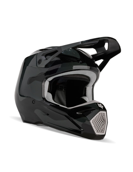 Casque cross enfant Fox V1 BNKR - Camo Noir